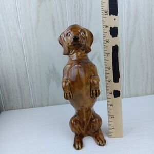 Vintage | Accents | Dachshund Porcelain Figurine Dog Figurine Dog